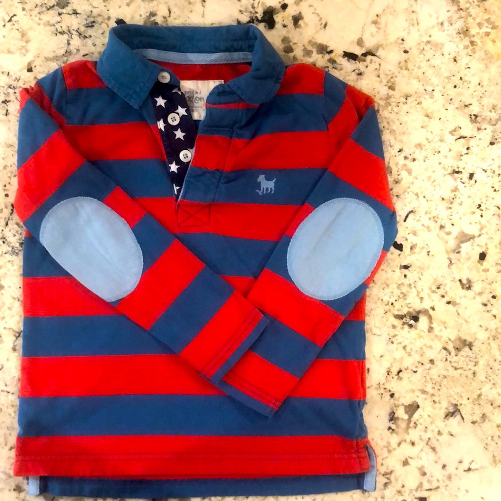 Mini Boden stars & stripes polo